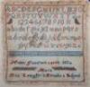 Two Victorian needlework sampler&rsquo;s, by Helen Glassford aged 8 in 1874 and Jane Holt in 1851 - 2