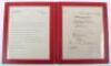 A selection of Royal signatures taken from the visitor&rsquo;s book of Silwood Park for Ascot Week in 1896