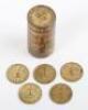 British Victories In The Peninsula &ndash; brass cylinder box and counters