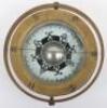 A brass ships compass