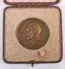 George V bronze medallion
