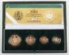 2002 Proof Four Coin Sovereign set - 2