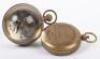 An Omega globe desk clock, 5cm - 4