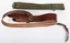A leather &lsquo;Sam Brown&rsquo; belt