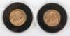 Centenary of World War I Sovereign Pair, 1914 & 1918 - 2