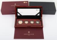 The Sovereign 2018 Four Coin Gold Proof Set, Double Sovereign, Sovereign, Half Sovereign & Quarter Sovereign