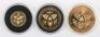 Queen Elizabeth II Birthday 9ct gold three coin set - 3