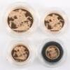 2013 Sovereign Proof Four Coin Set Double Sovereign, Sovereign, Half Sovereign, Quarter Sovereign - 2