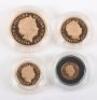 2013 Sovereign Proof Four Coin Set Double Sovereign, Sovereign, Half Sovereign, Quarter Sovereign - 3