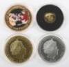 Football World Championship gold 2010 coin (.585 & 0.5g), Queens Diamond Jubilee (.585 & 0.5g), with a 50th Anniversary 1966 two coin set - 2