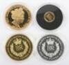Football World Championship gold 2010 coin (.585 & 0.5g), Queens Diamond Jubilee (.585 & 0.5g), with a 50th Anniversary 1966 two coin set - 3