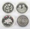 Silver coins, including two cased silver 28g coins, Cook Island and Jersey - 2