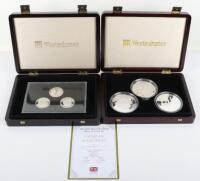 Westminster mint three oversized silver Diamond Jubilee coins of Fiji 2012 (31g)