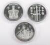 Westminster mint three oversized silver Diamond Jubilee coins of Fiji 2012 (31g) - 2