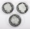 Westminster mint three oversized silver Diamond Jubilee coins of Fiji 2012 (31g) - 3