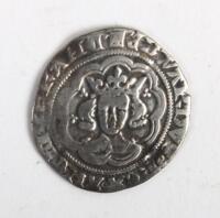 Edward III (1327-1377) fourth coinage pre-treaty Halfgroat series C (S.1574)