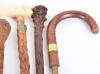 8x assorted walking sticks - 5