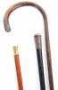 Fine late 19th century gentleman’s slender hardwood walking cane - 4