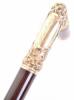 Fine late 19th century gentleman’s slender hardwood walking cane - 8