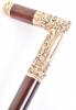 Fine late 19th century gentleman’s slender hardwood walking cane - 9