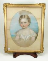 Portrait of a young girl, by S. Smeeton, early nineteenth century,