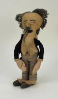 A rare Chad Valley Ramsay MacDonald P.M cloth doll, circa 1925,