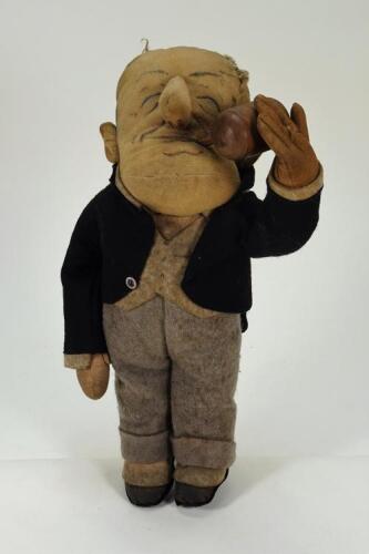 A rare Chad Valley Stanley Baldwin P.M cloth doll, circa 1925,