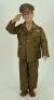 A General Douglas MacArthur portrait doll, probably by Freundlich American circa 1942,