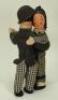 Dean’s Rag Book Charlie Chaplin and Auntie cloth dancing dolls, 1920s, - 2