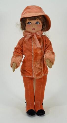 Dean’s Rag Book Betty Oxo cloth doll, circa 1930,