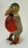 A rare mohair character bird soft toy, possibly Einco 1920s,