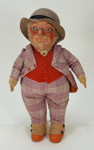 A rare Dean’s Rag Book A.1 Character cloth doll, 1920s,