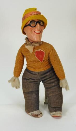 A Dean’s Rag Book Big Hearted Arthur Askey doll, 1940s,