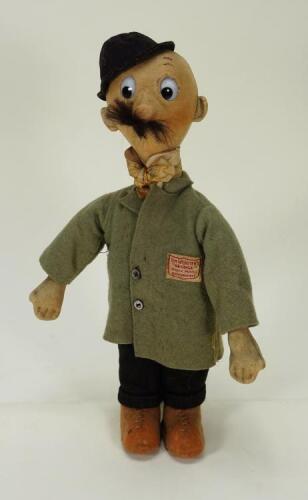 A Chad Valley Tom Websters ‘George’, Daily Mail doll, 1930s,