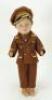 A Chad Valley cloth doll in Great Western Railway uniform, 1930s,