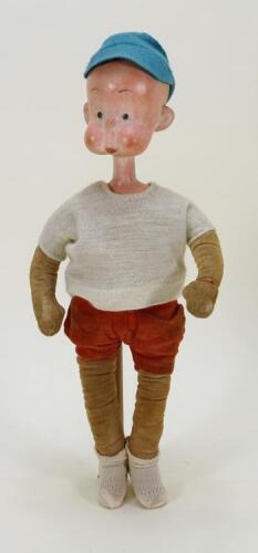 A scarce Dean’s Rag Book Carl Anderson’s Henry cartoon strip character doll, circa 1935,