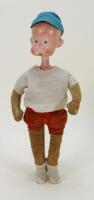 A scarce Dean’s Rag Book Carl Anderson’s Henry cartoon strip character doll, circa 1935,