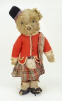 A rare Merrythought Bingie bear in Scottish outfit, 1930s,