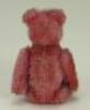 Rare miniature pink mohair Schuco Teddy bear compact, German 1920s, - 2