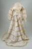 A cream silk dress for large French fashion doll, 1890s, - 2