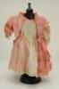 A good pink silk dress for French Bebe doll, - 2