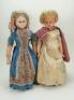 Wax over composition shoulder head doll, German circa 1890,