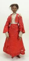 A rare and interesting carved wooden portrait Lay figure/mannequin doll, 19th century,