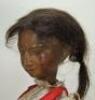 A rare and interesting carved wooden portrait Lay figure/mannequin doll, 19th century, - 2