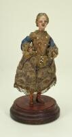 Early painted wooden Neopolitan crèche figure, southern European, early/mid eighteenth century,