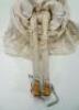 A fine George III early English painted wooden doll, circa 1780, - 5