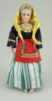 An Francois Gauthier bisque shoulder head fashion doll, French circa 1870,