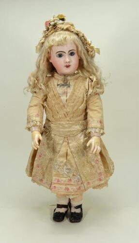 A good Steiner &lsquo;Pheonix star&rsquo; bisque head Bebe doll, French circa 1890,