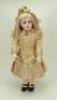 A good Steiner &lsquo;Pheonix star&rsquo; bisque head Bebe doll, French circa 1890,