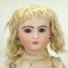 A Tete Jumeau bisque head Bebe doll, size 10, French circa 1890, - 2